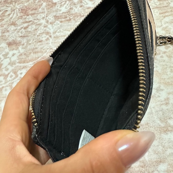 KENSIE Floral Golden Studded Wristlet Wallet - Picture 6 of 11